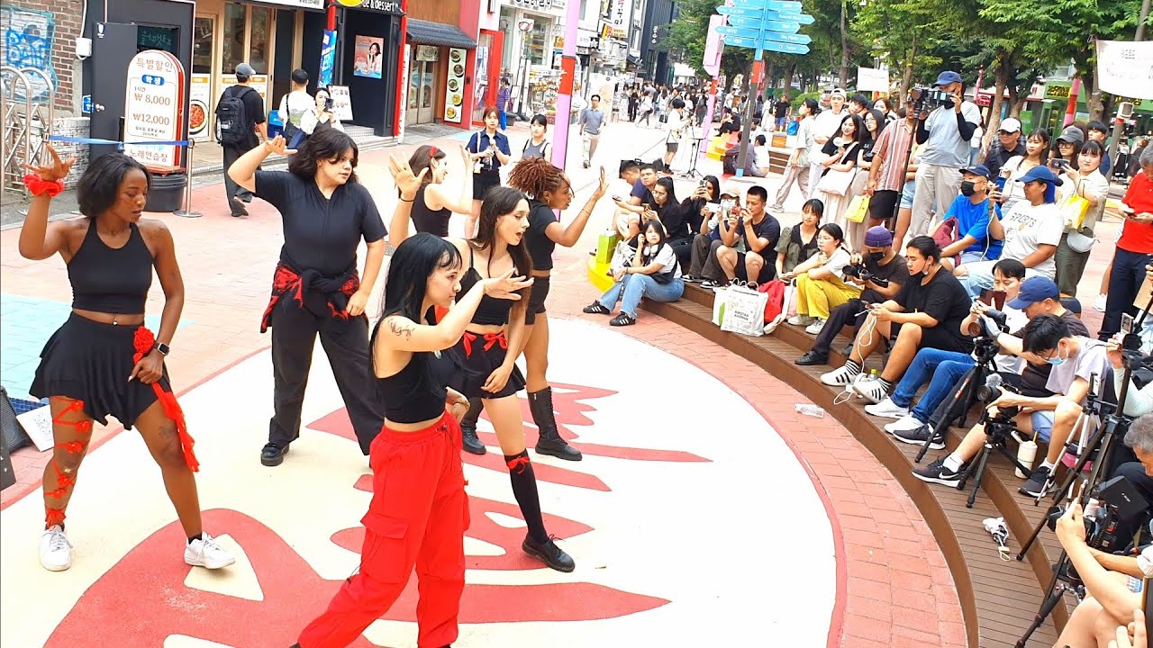 [STREET ARTIST] NOVA, MULTINATIONAL DANCE TEAM. HONGDAE BUSKING. 240711.