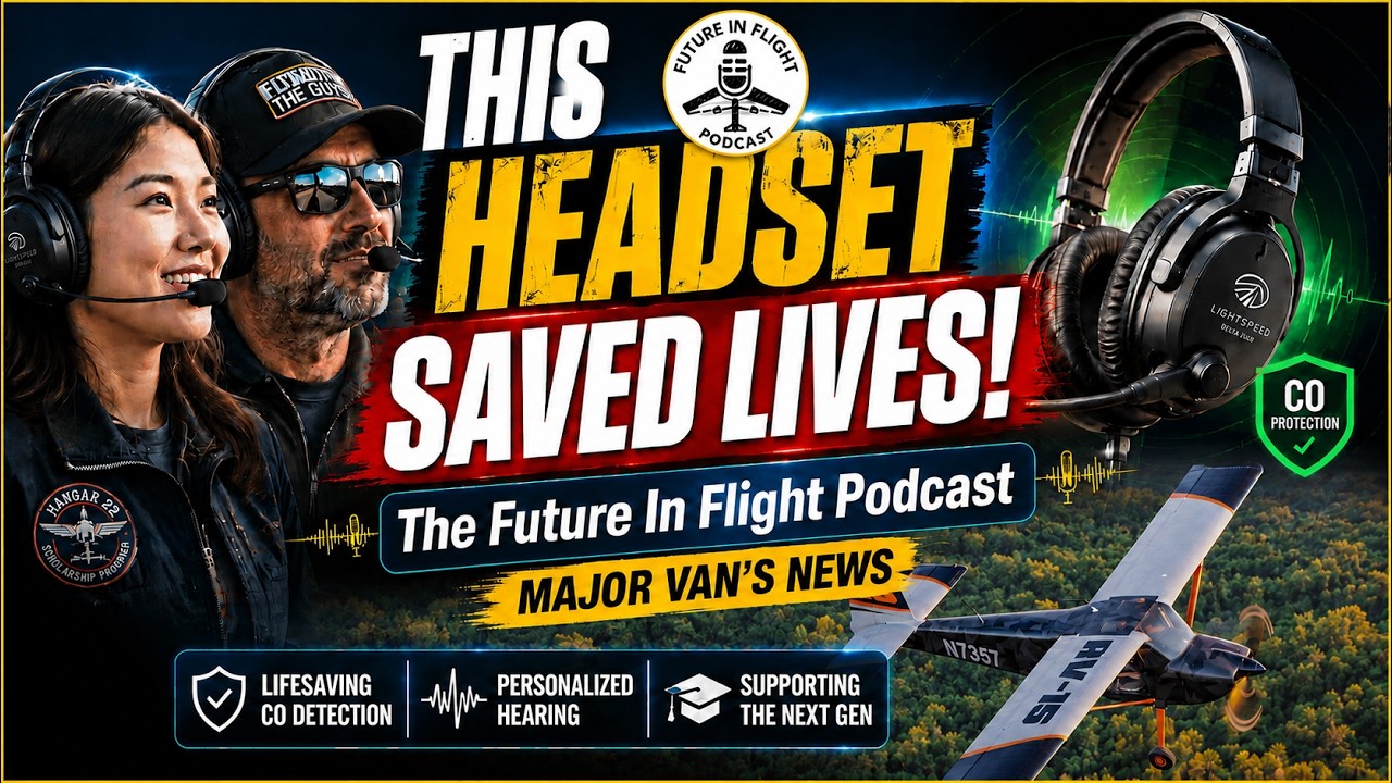 Lifesaving Headsets┃MAJOR News from Van's┃Hi-Tech Ground School