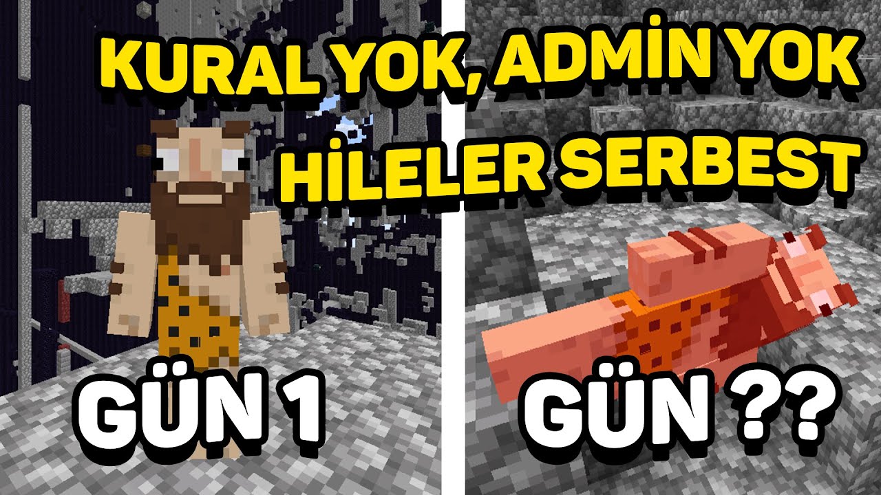 Minecraft&rsquo;ın EN KAOTİK Sunucusunda Hayatta Kalabildim Mi? (2B2T)