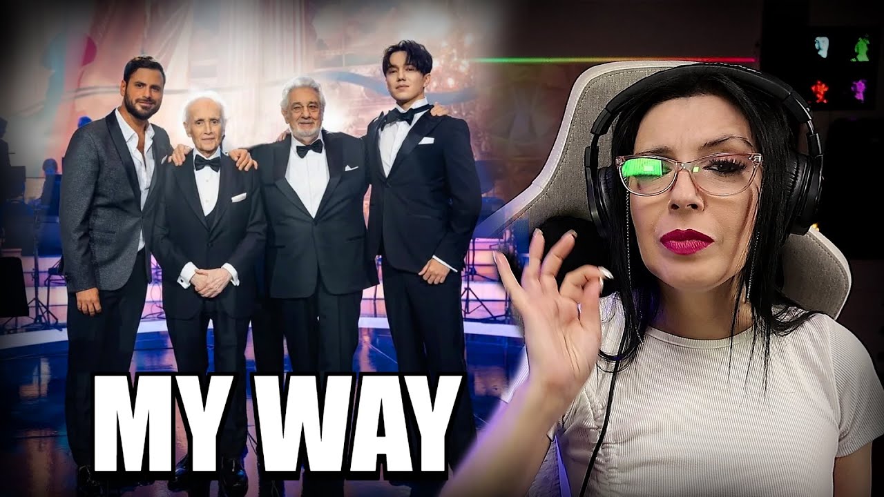 DIMASH - PLACIDO DOMINGO - JOSE CARRERAS y HAUSER - My Way | REACTION & ANALYSIS