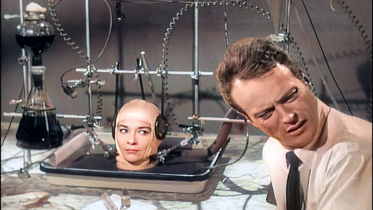 Черная дверь (1962, фантастика) Живой... без тела... питаемый невыразимым ужасом ада!