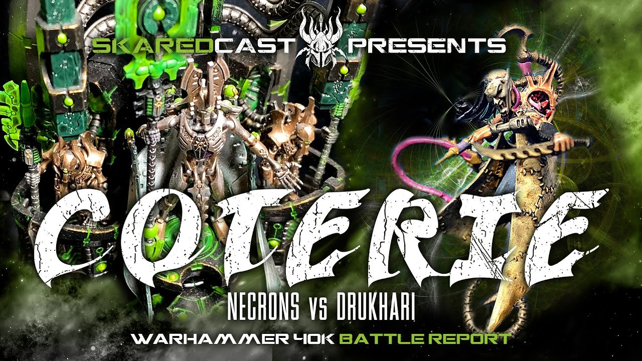 NEW Drukhari Coven Army of Renown vs Necrons ; Warhammer40k ; Battle Report 2000pts