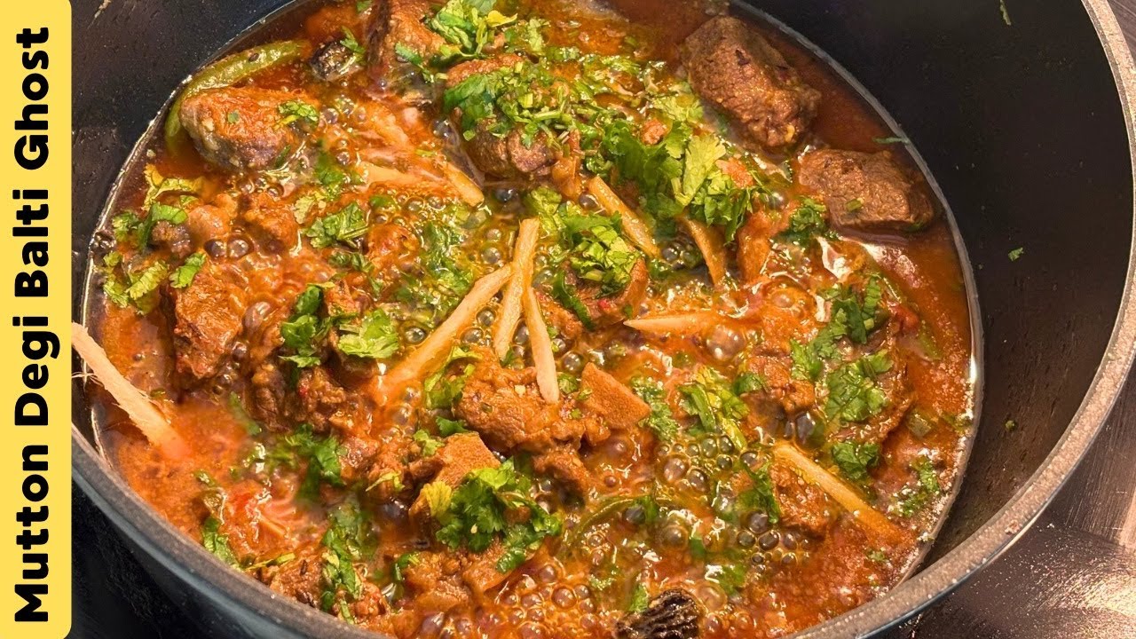 Mutton Degi Balti Ghost Recipe By Umme Zoraiz//مٹن د یگی بالٹی گوشت#muttonrecipe #degimutton