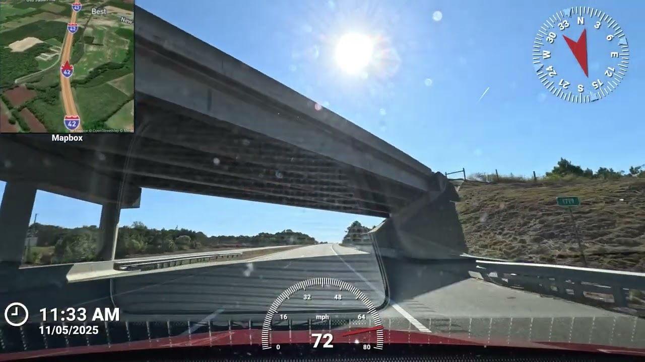 A Drive to Bojangles in North Carolina