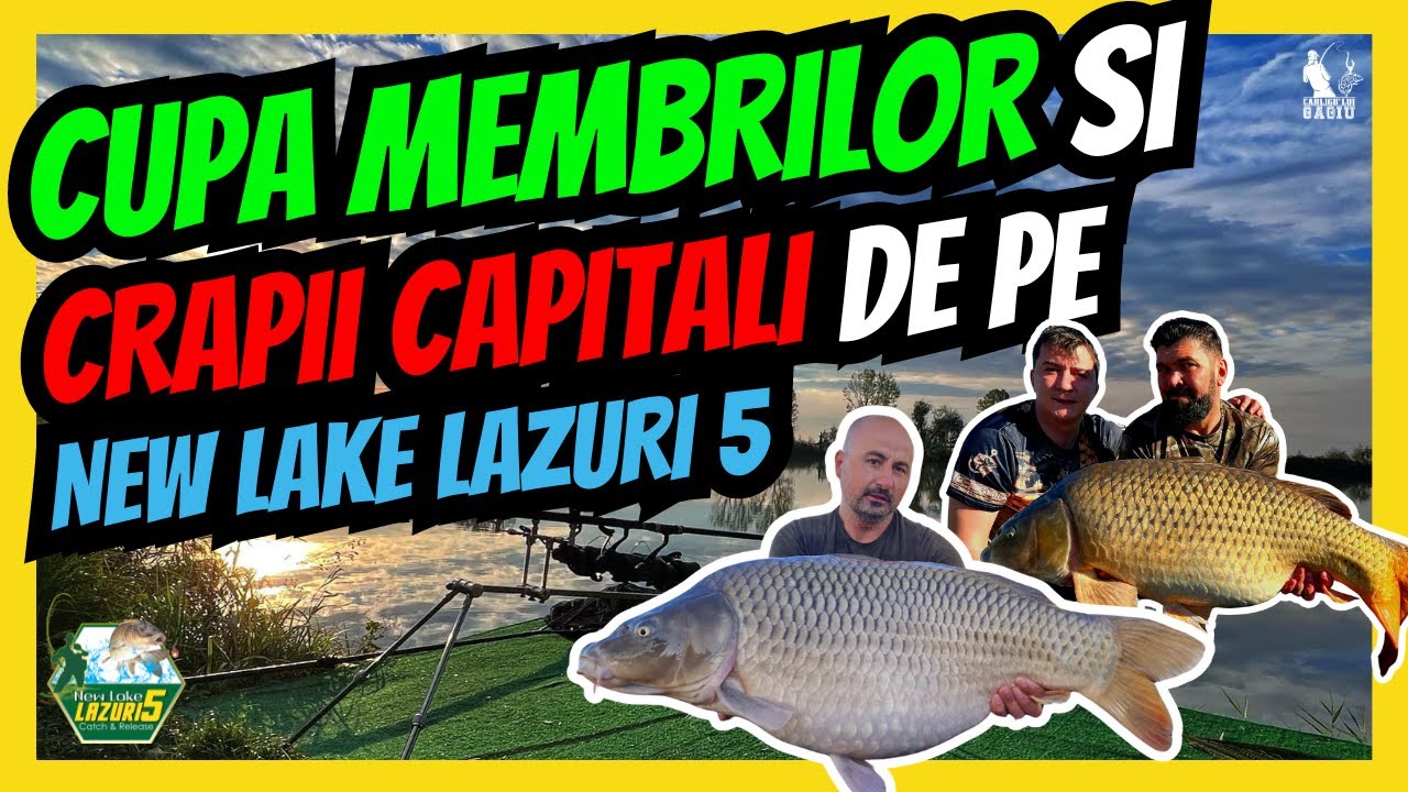 Cupa Membrilor si CRAPII CAPITALI de pe New Lake Lazuri 5 #live #carp #pescuit