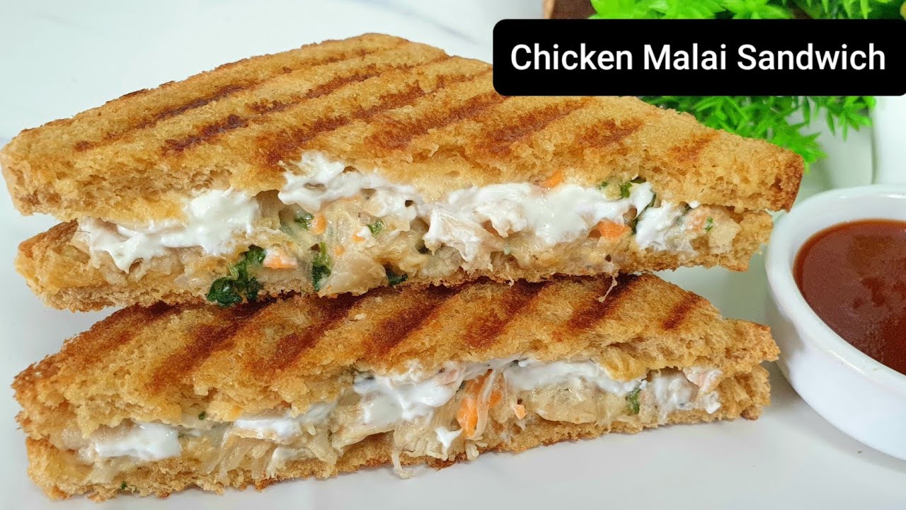 Chicken Malai Sandwich by Cooking with Benazir