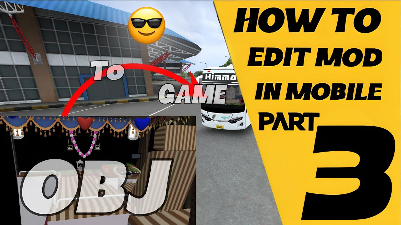 Mobile Me BUSSID Mod Edit Kaise Kare 😎 | OBJ To Game | Part 3#viralvideo 