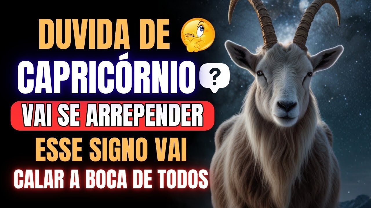 Você Nunca Mais Vai Duvidar de um Capricorniano Depois Disso | ASTROLOGIA