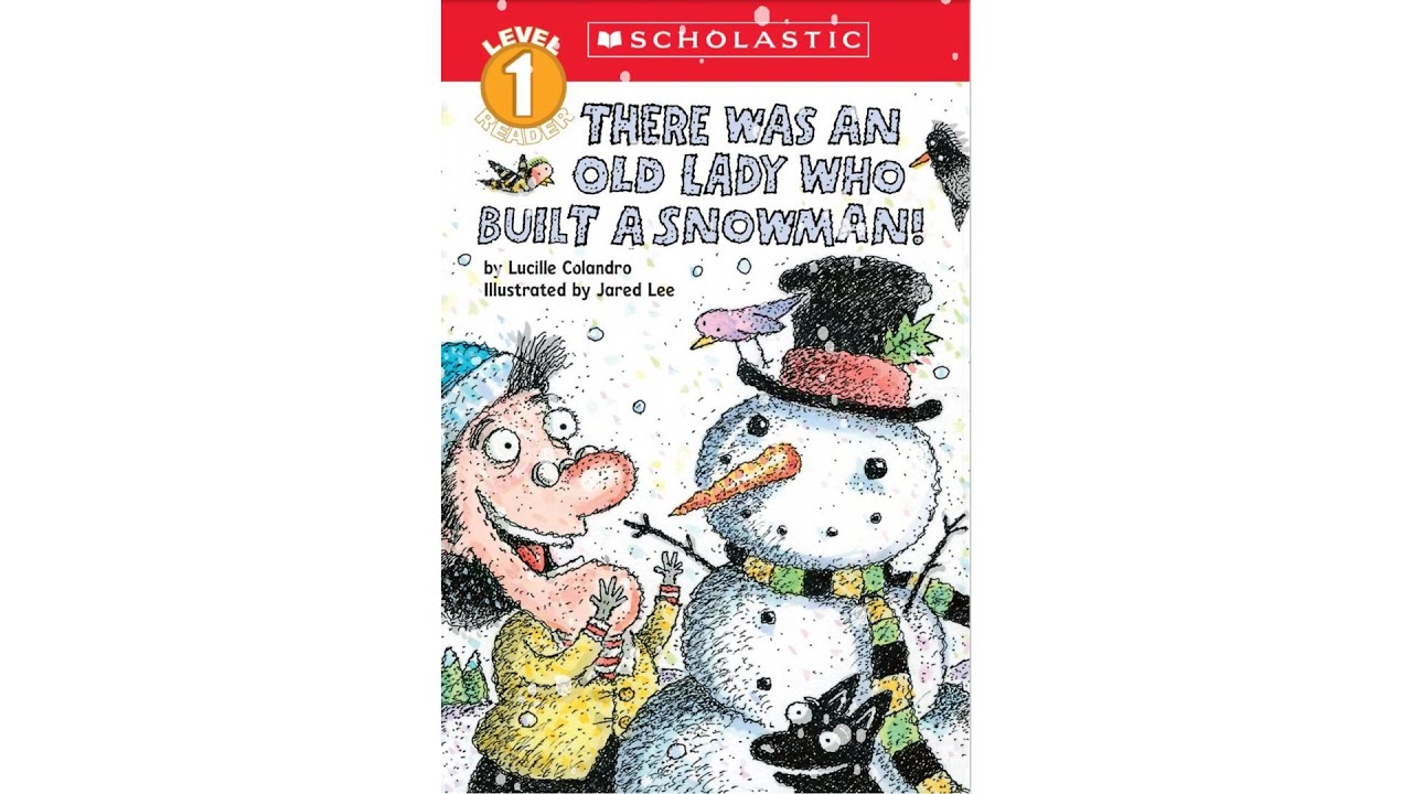 There Was an Old Lady Who Built a Snowman! | Animated SLP Read-Aloud, Questions, & Retell for Kids