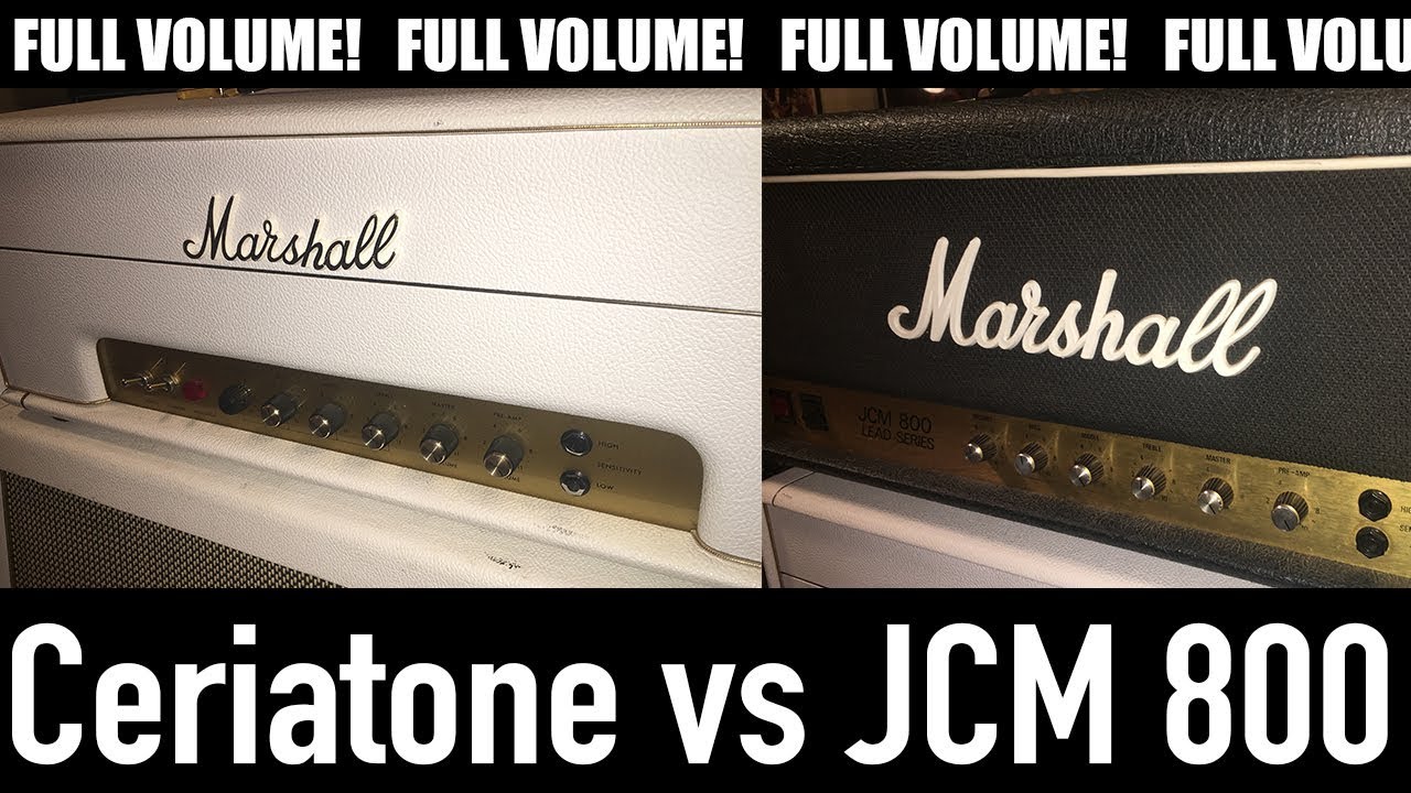 Marshall JCM 800 VS Ceriatone