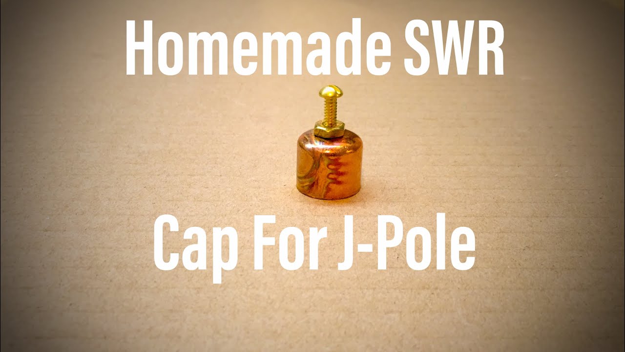 How To Make A SWR Screw Adjuster Cap For The J-Pole Antenna For Ham Radio