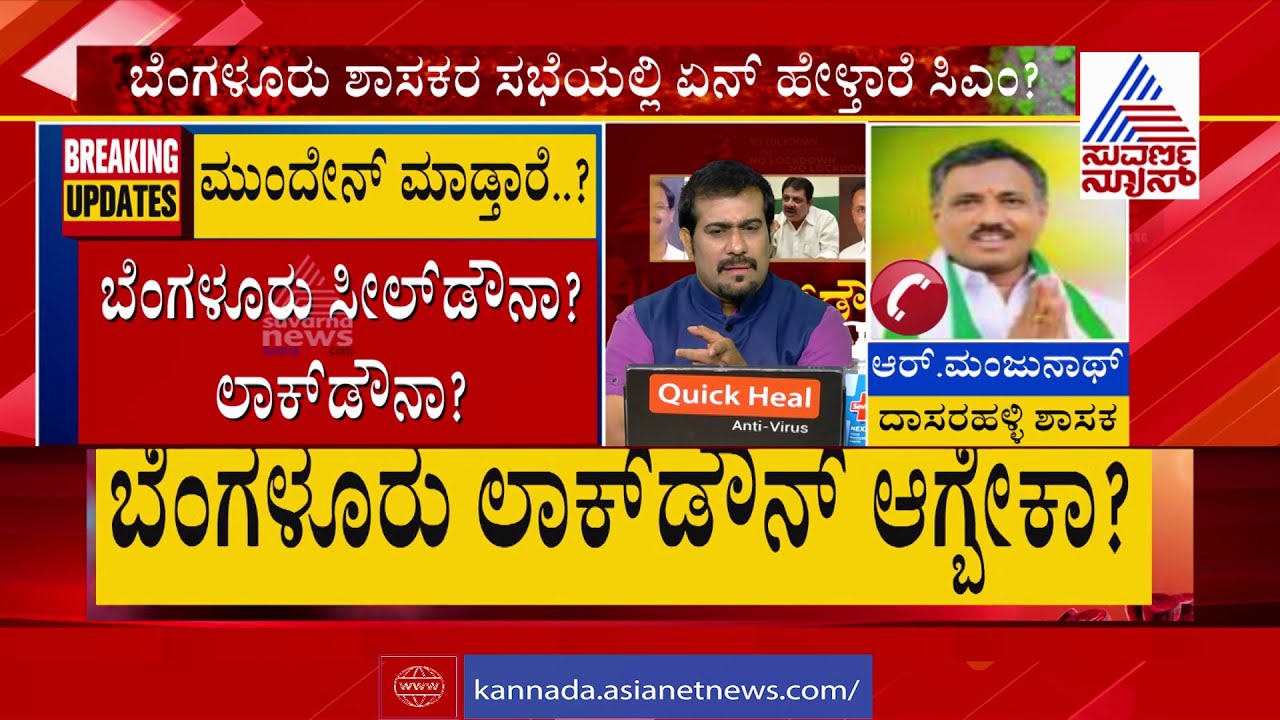 Is Lockdown Necessary Again In Bengaluru..? JDS MLA R Manjunath Reacts