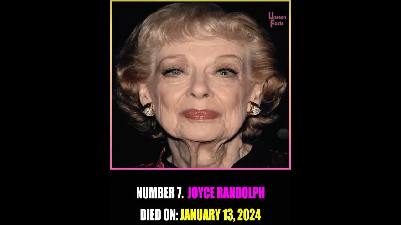 Remembering Joyce Randolph, best known as Trixie on The Honeymooners, who died at 99. 