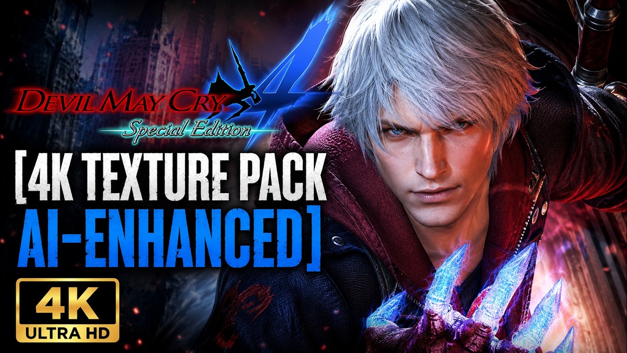 Devil May Cry 4 Special Edition [4K Texture Pack AI-Enhanced]