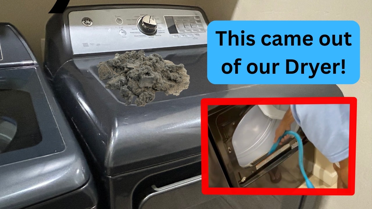 Cleaning the Dryer Lint trap - Easy DIY #diy #diyprojects #appliancesrepair  #geappliances