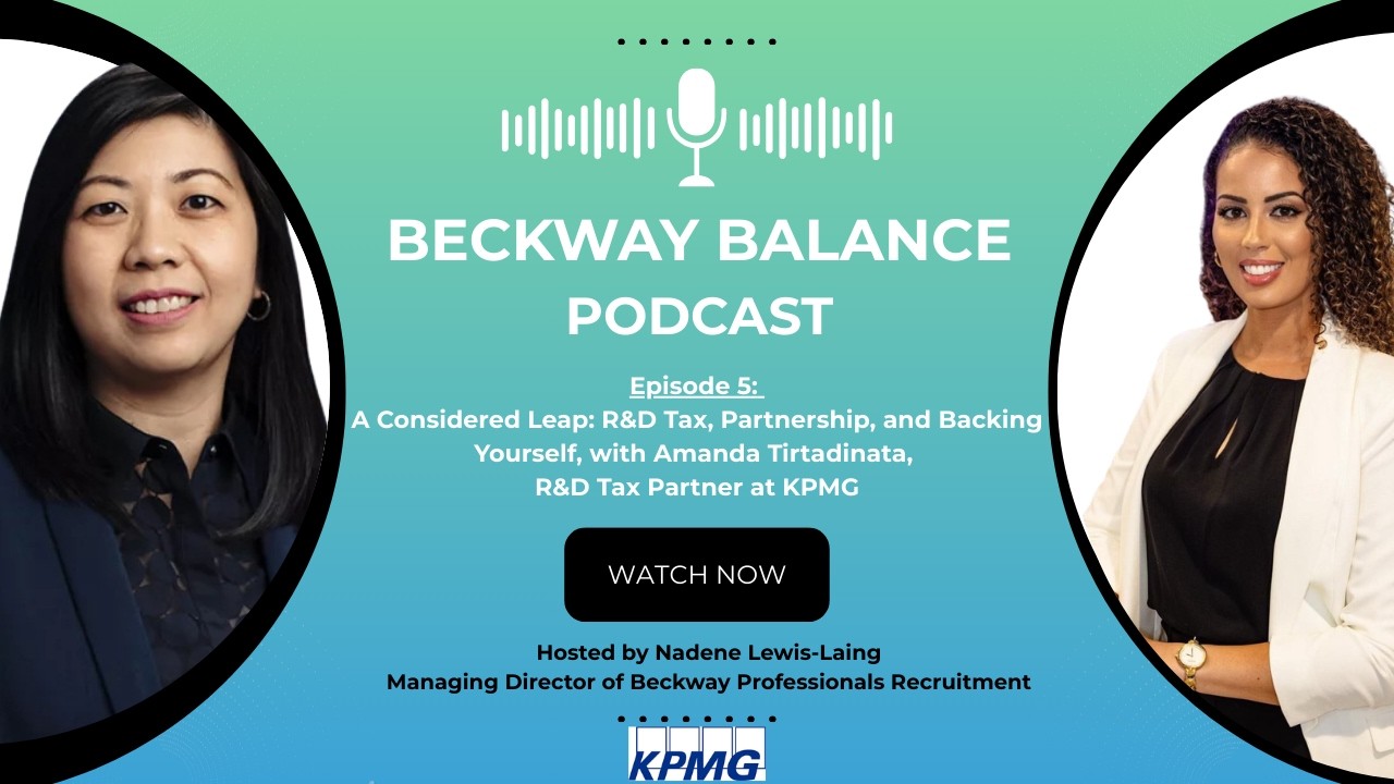 Episode 5 “R&D Tax, Partnership & Backing Yourself” with Amanda Tirtadinata, R&D Tax Partner at KPMG