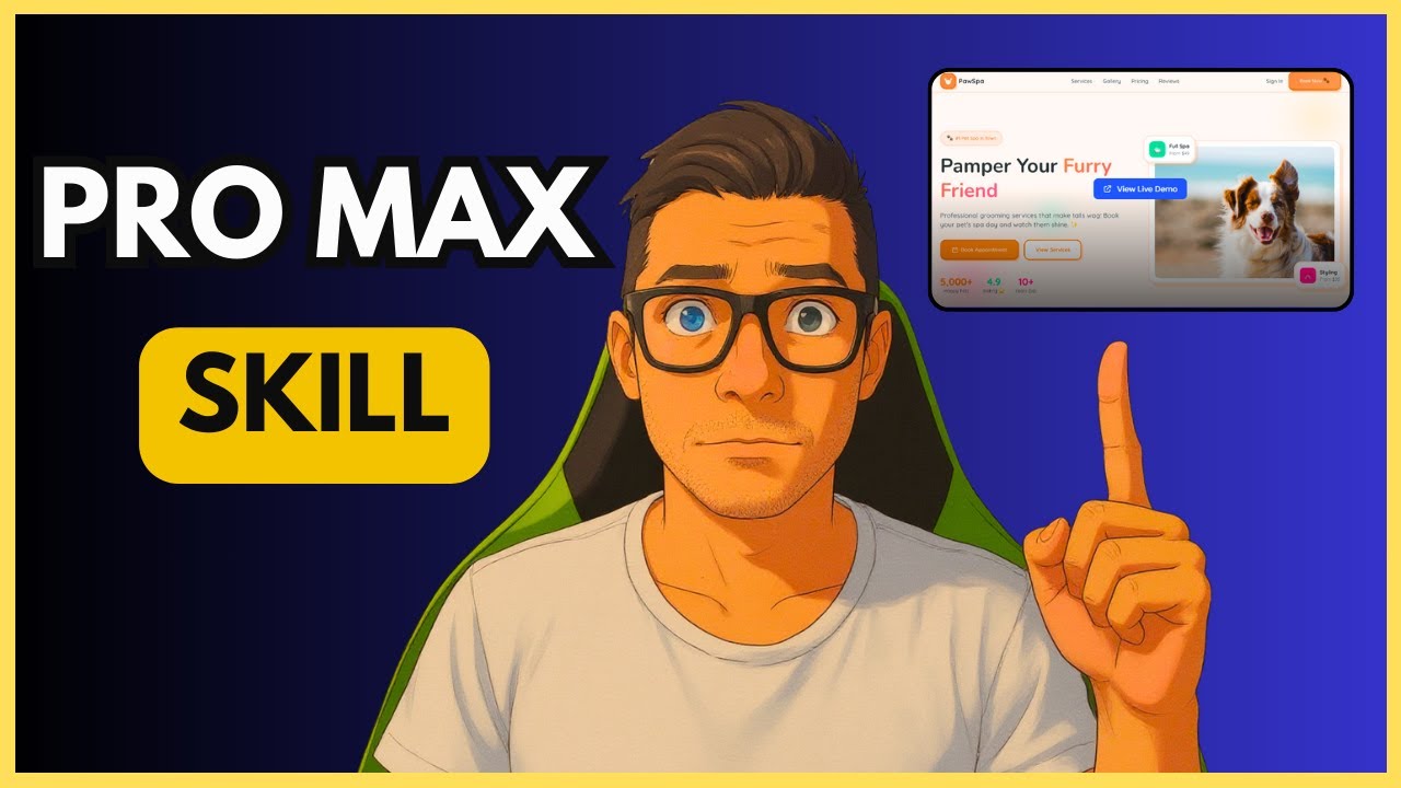 Nunca Mais Faço Design Sem Esse Skill - PRO MAX + Antigravity!