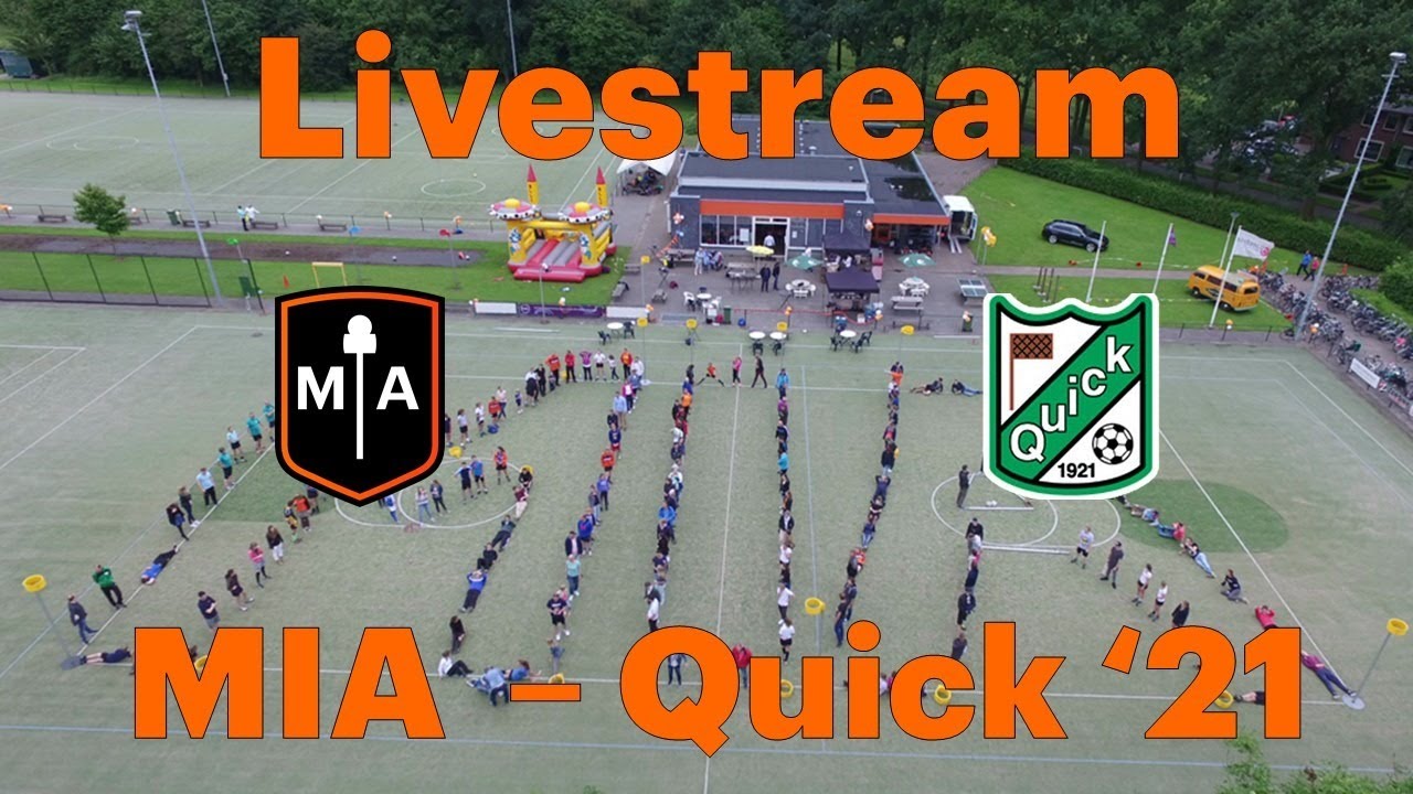 MIA 1 tegen Vlug & Vaardig / Quick '21 1, op zaterdag 03-10-2020