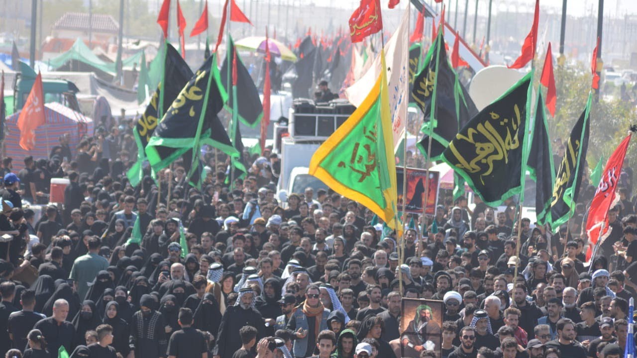 زيارة الأربعين موكب شهيد الجمعة الحسيني أهالي سوق الشيوخ