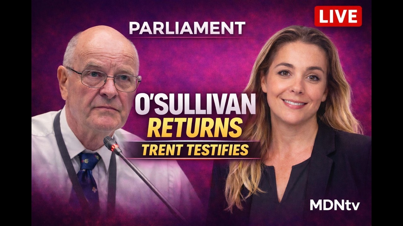 PAUL O’SULLIVAN RETURNS TO PARLIAMENT AFTER WALKOUT | SARAH JANE TRENT TESTIFIES