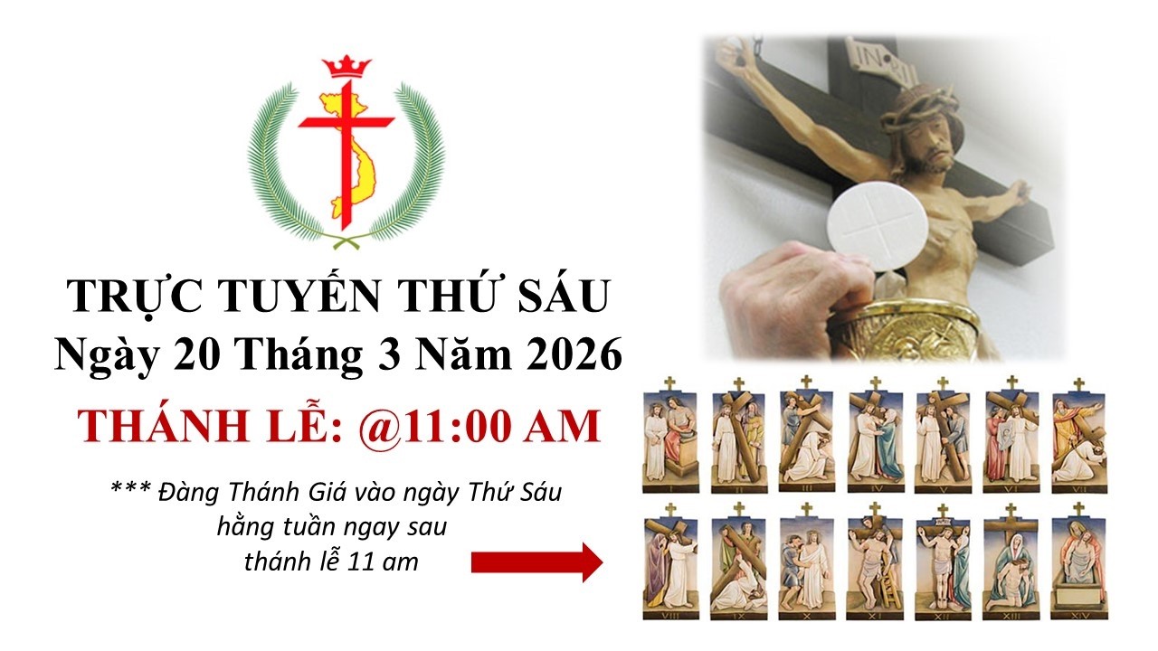THỨ SÁU - Friday 3/20/2026 @11:00 AM