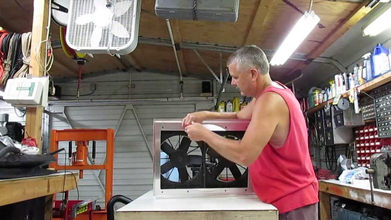 Building a custom made fan shroud for dual 11 inch SPAL fans on a C3 Corvette, PART 2