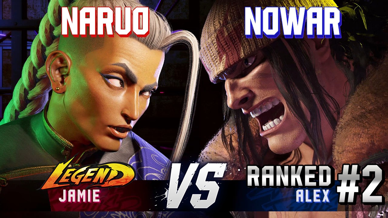 SF6 ▰ NARUO (Jamie) vs NOWAR (#2 Ranked Alex) ▰ High Level Gameplay