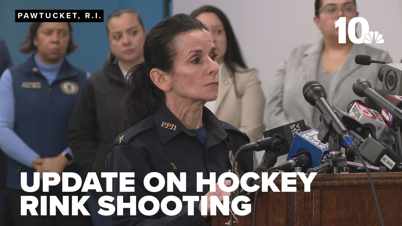 Full news conference: Police release new details in Rhode Island hockey rink shooting