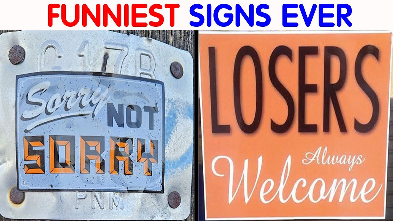 Absolutely Dumb Signs For Those In Need Of A Good Laugh || video compilation #52
