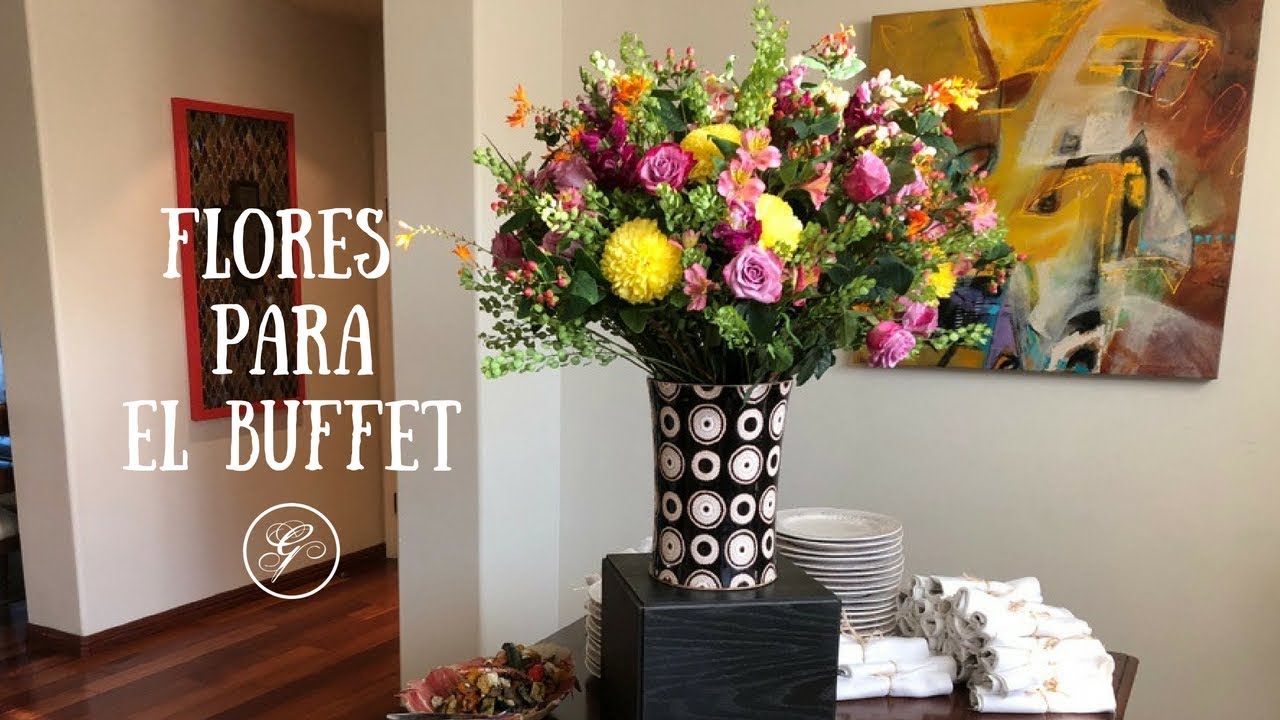 Como hacer un arreglo floral grande directo al agua