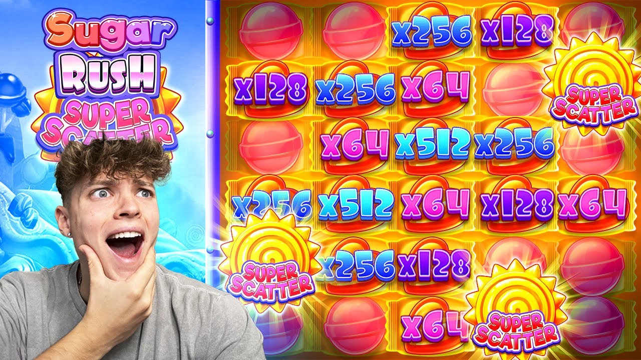 MY BIGGEST EVER WIN ON THE NEW SUGAR RUSH SUPER SCATTER!