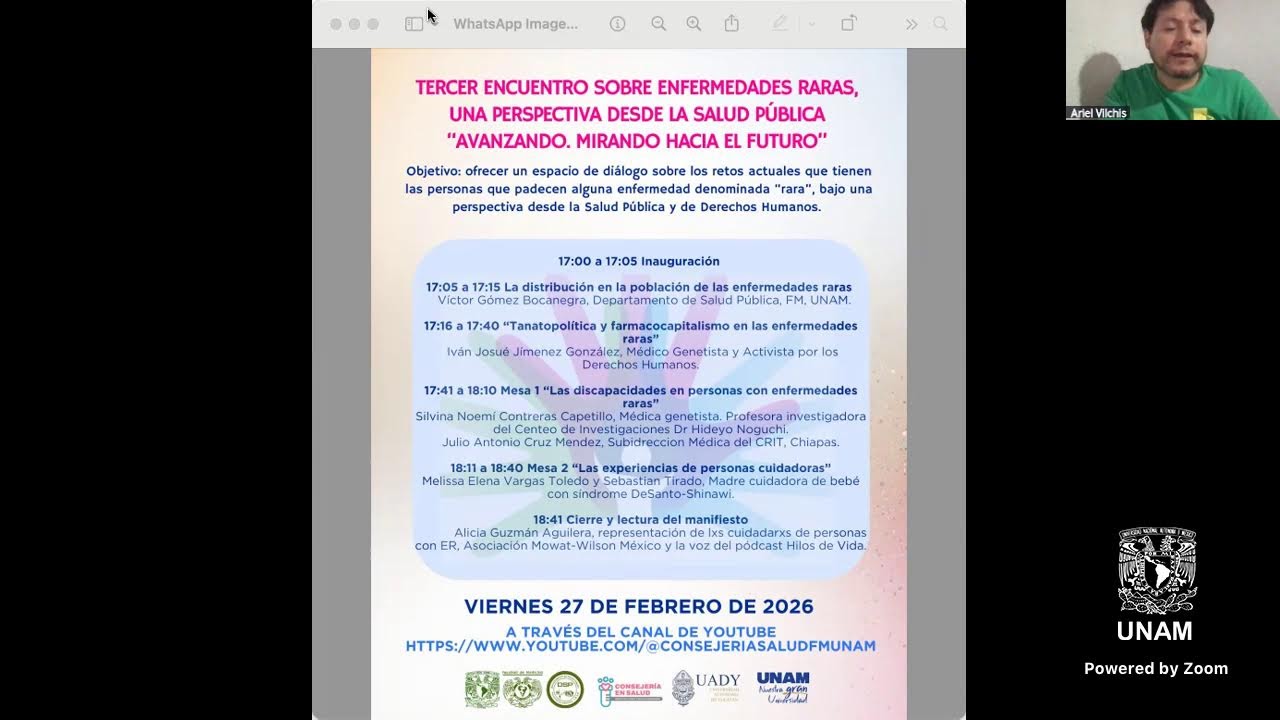 Tercer encuentro sobre Enfermedades Raras, “Avanzando. Mirando hacia el futuro”