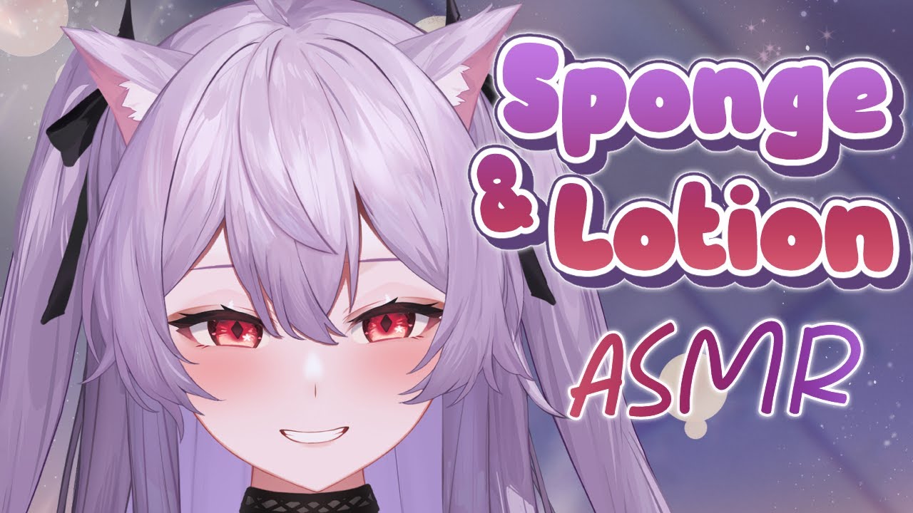 【ASMR】 Binaural Tingles via Sponges, Lotions & More! Sleep well tonight~ ☁️