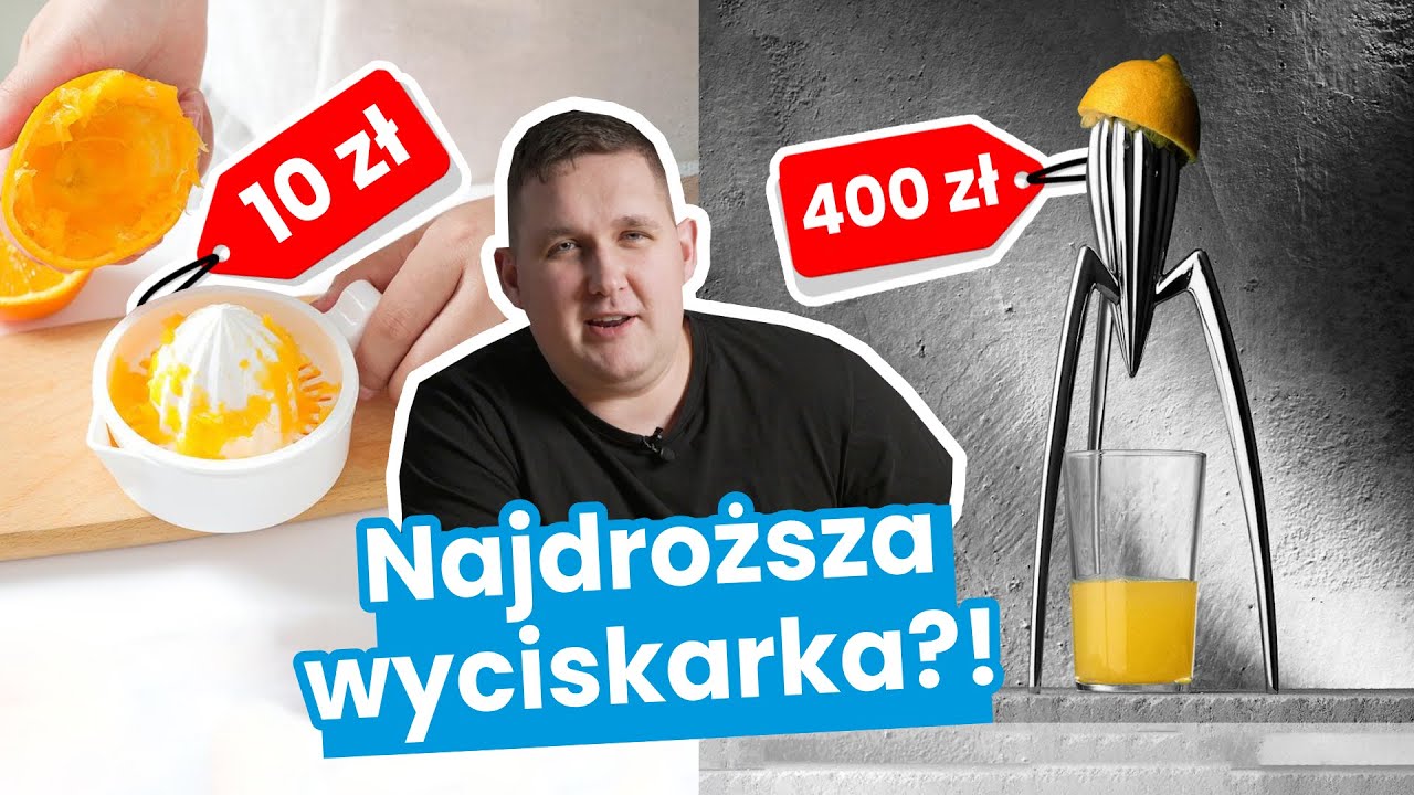 Wyciskarka za 400 zł vs za 10 zł. KTO TO KUPUJE?
