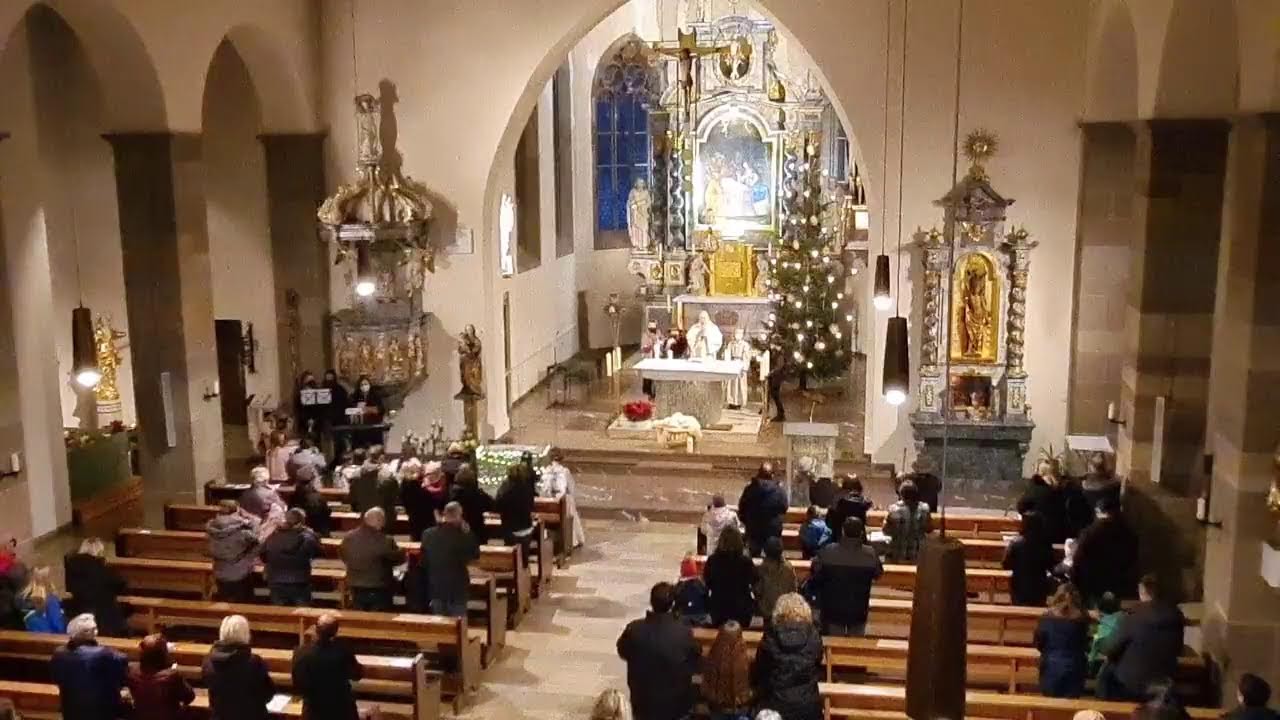 Kinder Krippenfeier St. Peter und Paul Oberschwarzach 2021