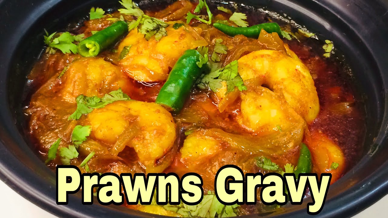Prawns Gravy Recipe | Prawns Curry Recipe | Shrimp Gravy Recipe by Focus Food