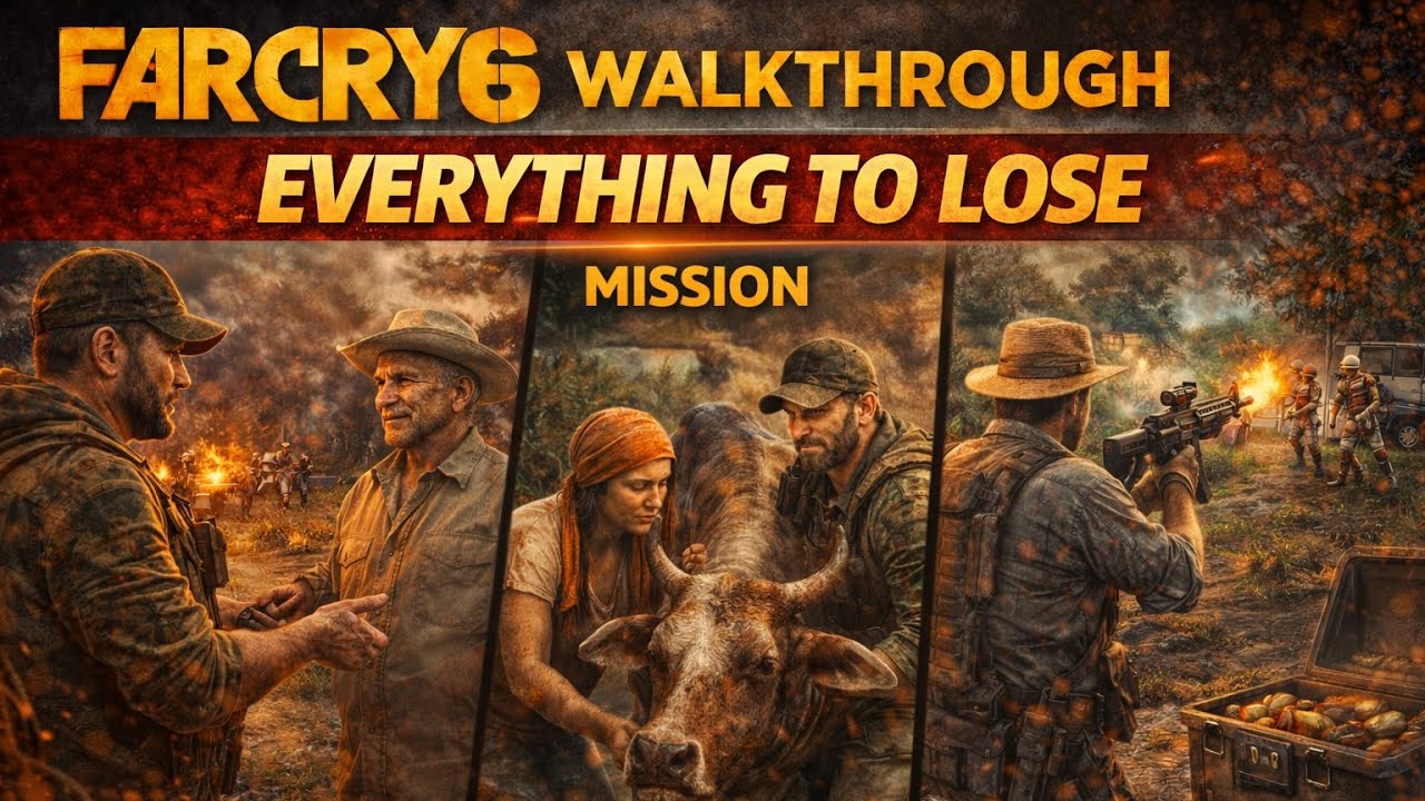 Far Cry 6 – Everything To Lose | Full Mission Gameplay Walkthrough (PS5, No Commentary)
