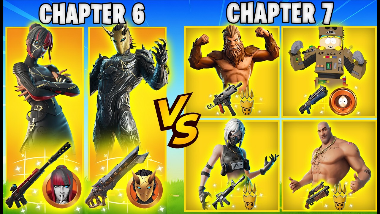 Evolution of All Medallions & Mythic Bosses in Fortnite! (Chapter 6 Season 3 - Chapter 7 Season 1)