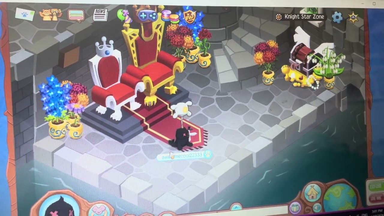 Animal jam, classic star zone  ￼