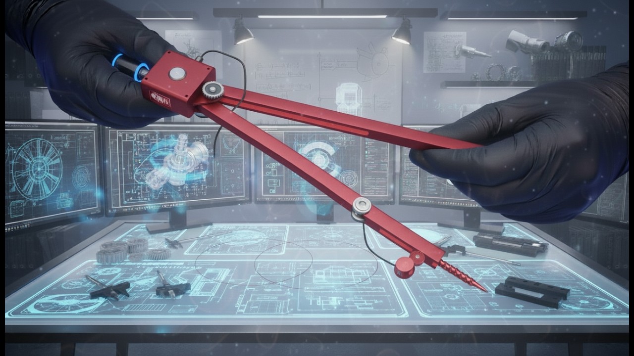 DIY Metal Compass Made From Simple Materials | Smart Workshop Hack