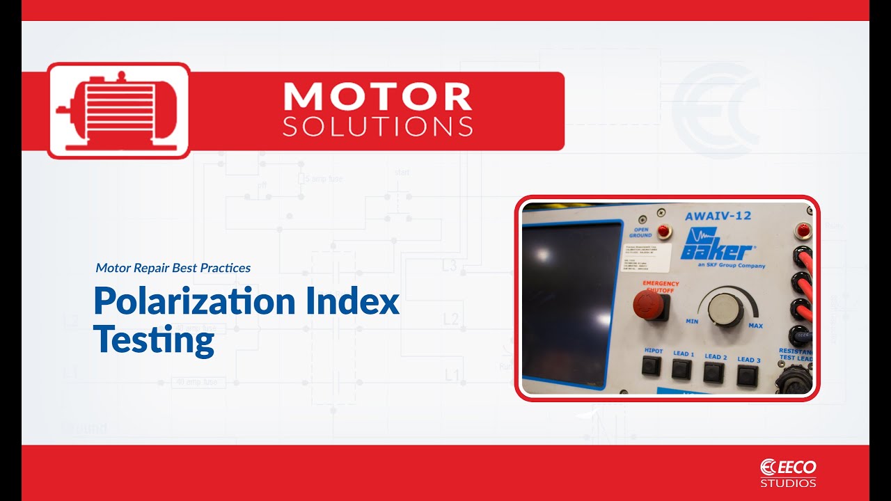 Polarization Index Testing - Motor Repair Best Practices