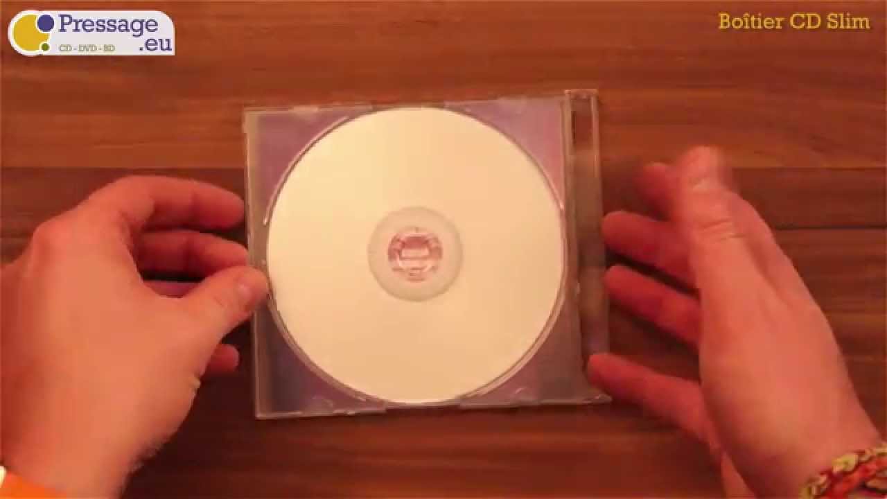 PRESSAGE.EU - Conditionnement : Bo&icirc;tier CD Slim (5,2mm)