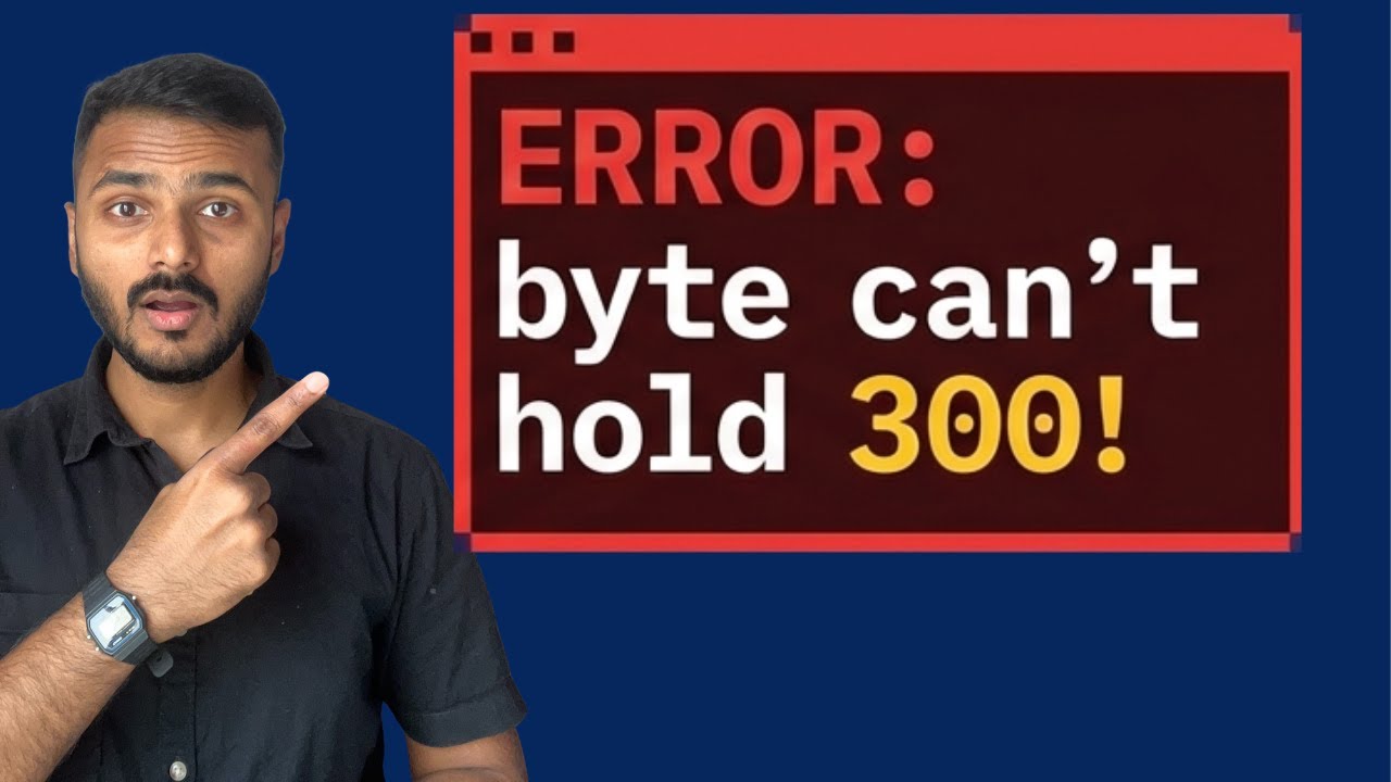 Why byte is -128 to 127 | The Foundational Lesson for short, int, and long 💡