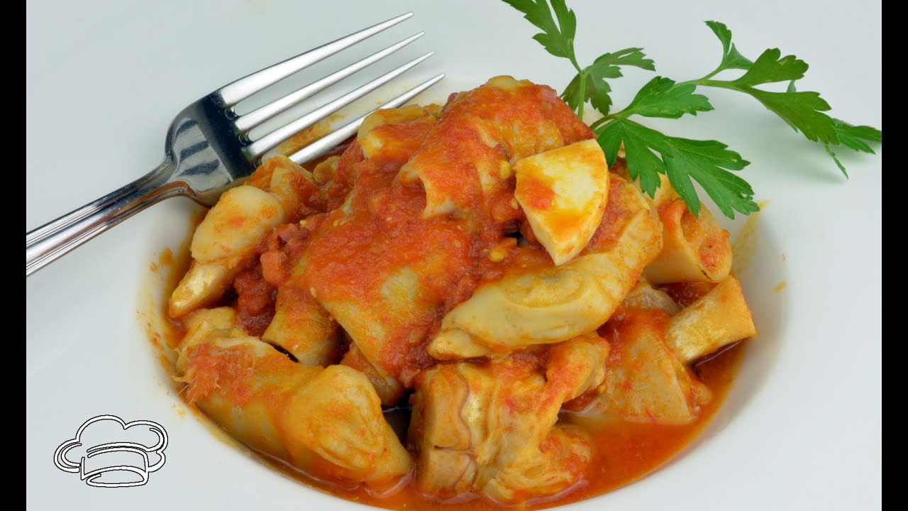 Manitas de cordero en salsa picante al estilo de La Rioja