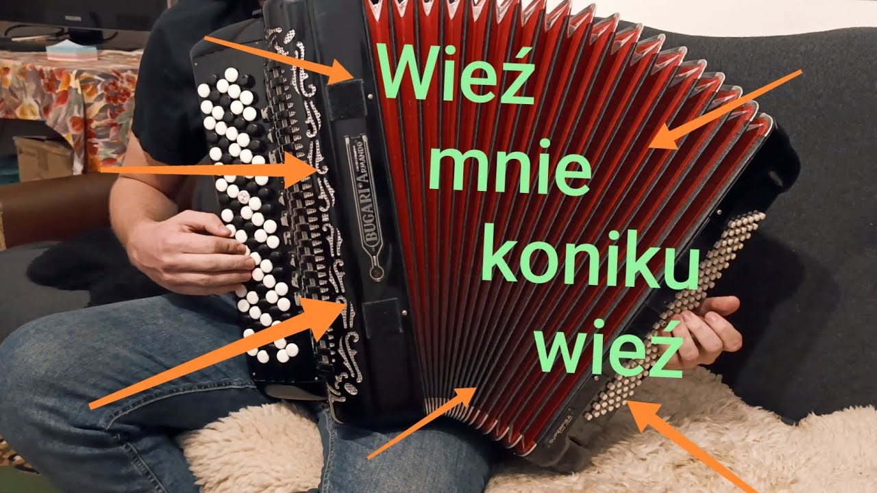 Wieź mnie koniku wieź - Na Ludową Nutę - Akordeon Guzikowy