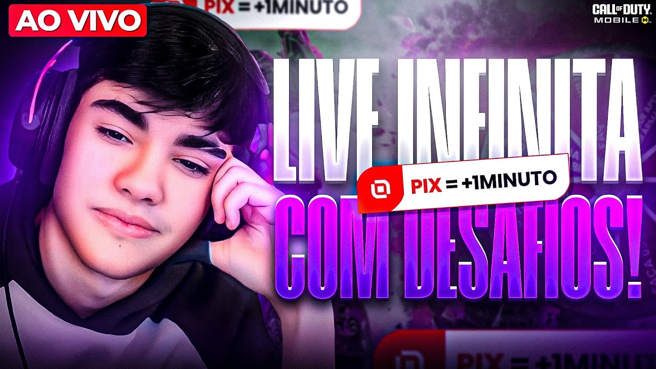 🔴LIVE INFINITA - A CADA 1 REAL AUMENTA + O TEMPO DA LIVE! 🤑