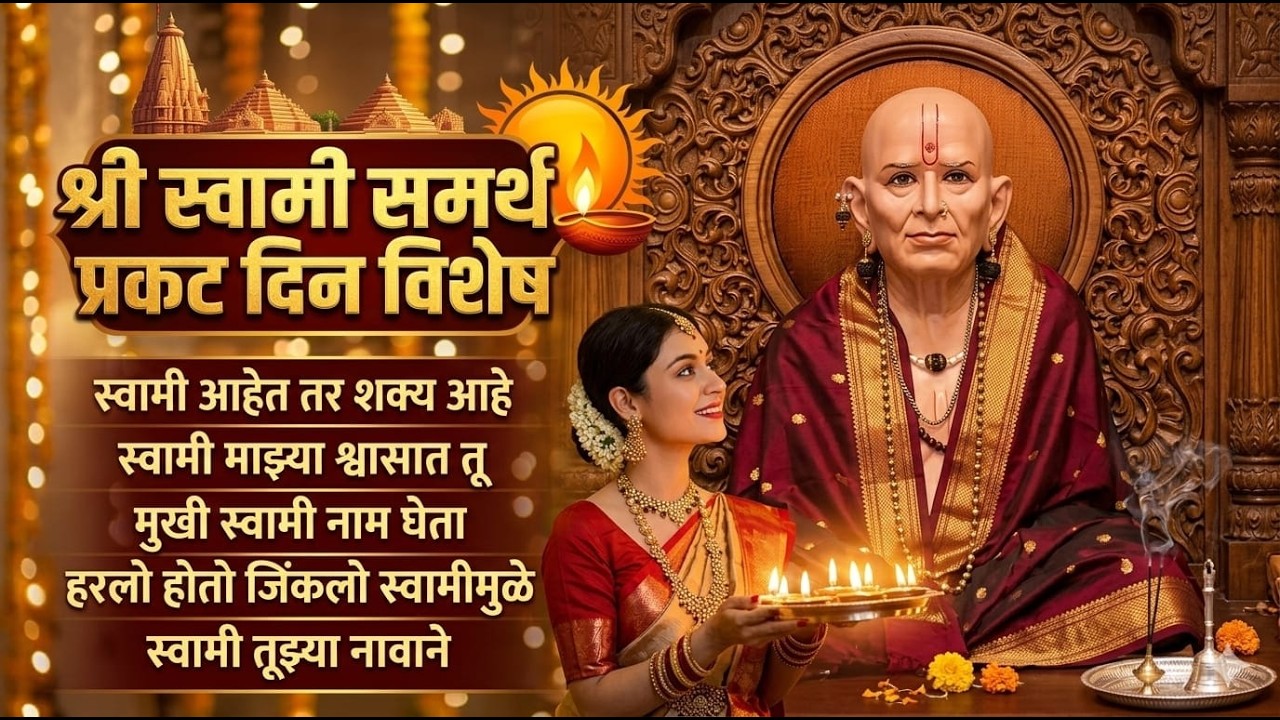 श्री स्वामी समर्थ प्रकट दिन विशेष 🙏 Heart Touching Marathi Bhaktigeet 2026 | Viral Bhajan