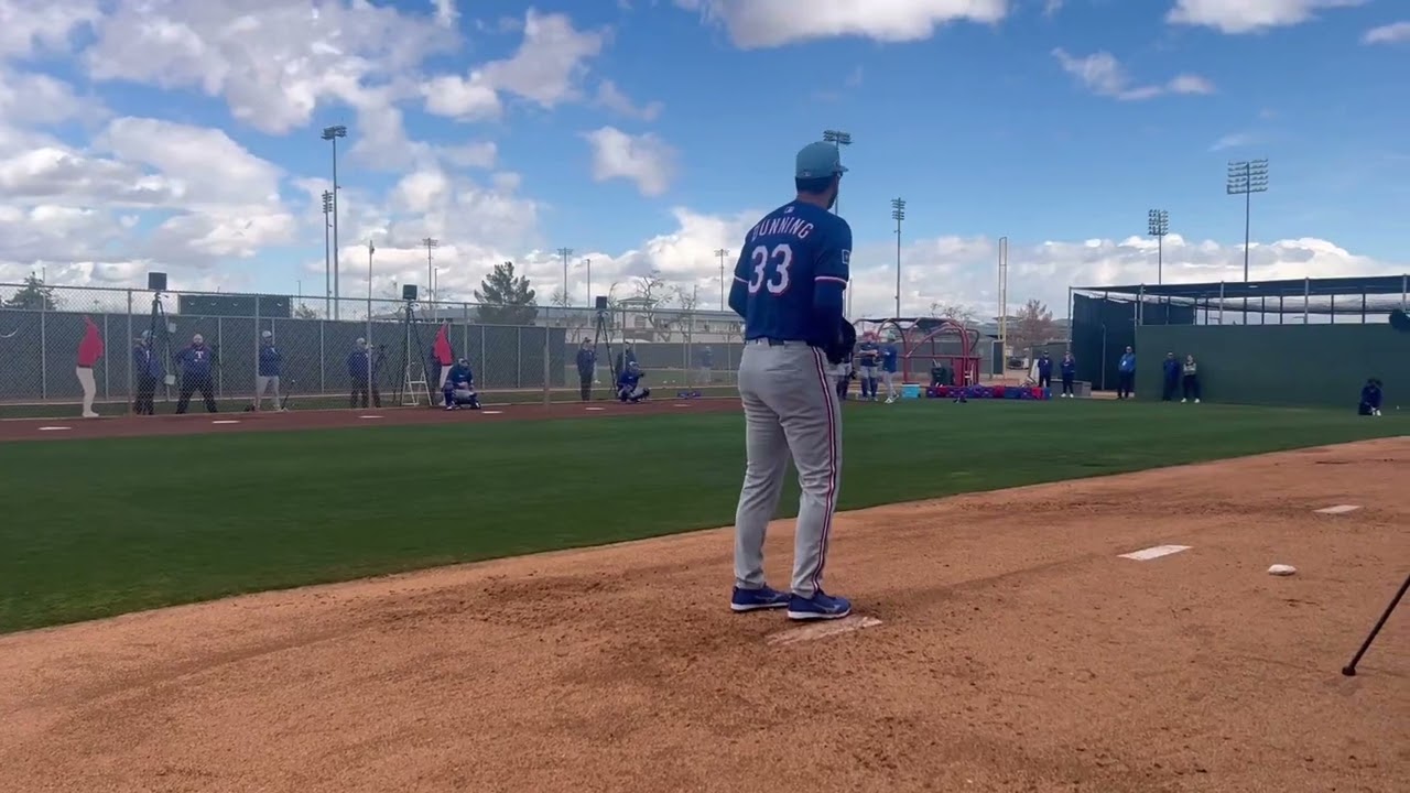 Dane Dunning Throws Bullpen Session with Texas Rangers! (2025 MLB Spring Training)