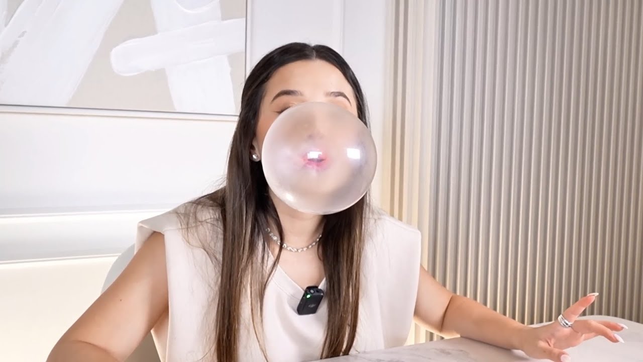 Laura Mejia Bubble Gum Blowing