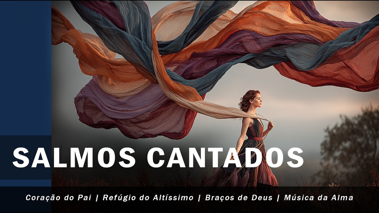SALMOS CANTADOS EM LOUVOR | Deus Não temerei | Teus braços fortes me guardarão
